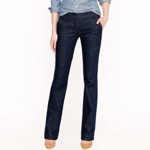 Jcrew city fit trouser jean in classic rinse